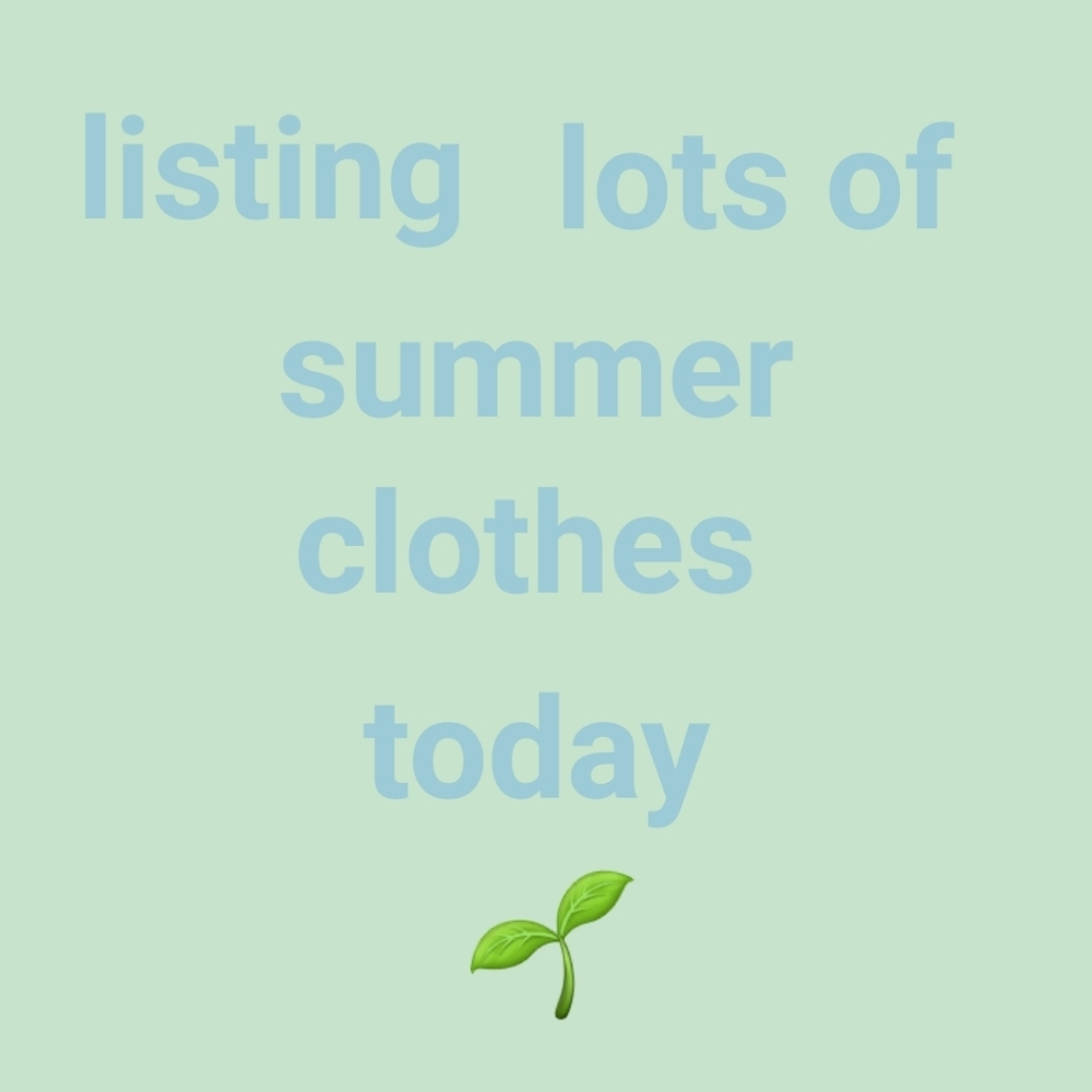 Summer clothes 🌴🌴🌴🌴